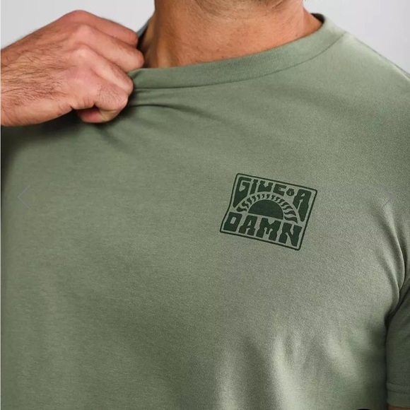 TENTREE GIVE A DAMN COTTON TSHIRT - Picture 2 of 4